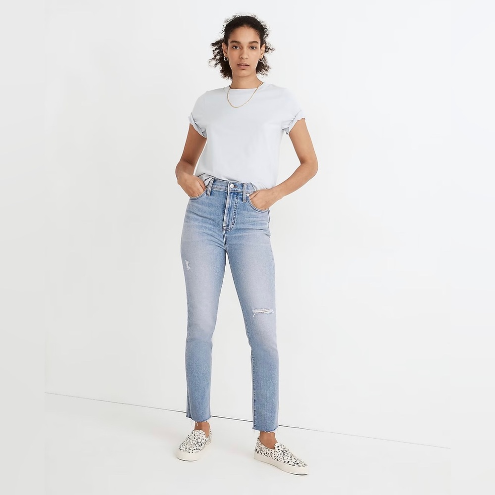 Madewell- The Perfect Vintage Jean in Coffey Wash: Worn-In Edition